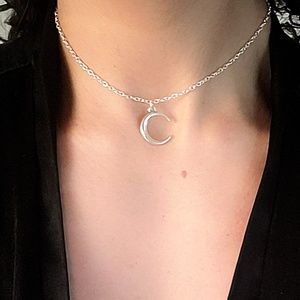 Silver Moon Choker